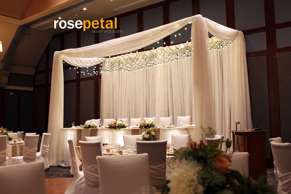 Rosepetal decor