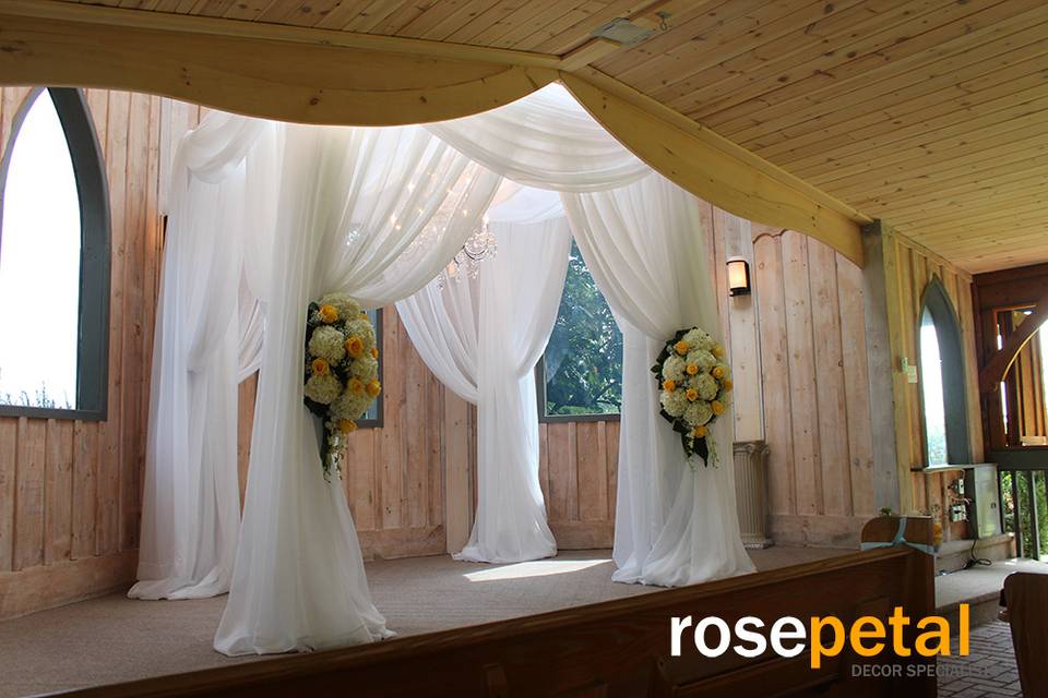 Rosepetal decor