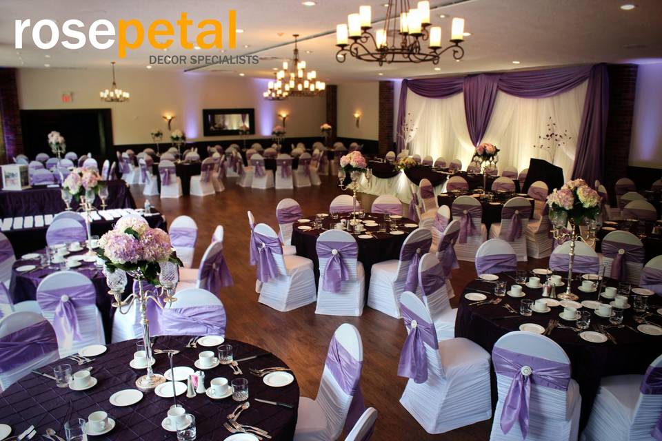 Rosepetal decor