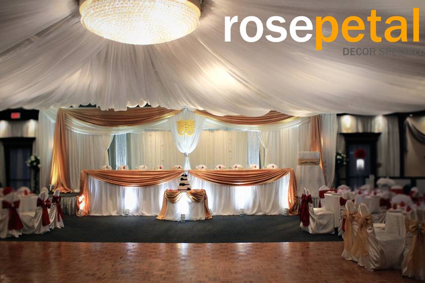 Rosepetal decor