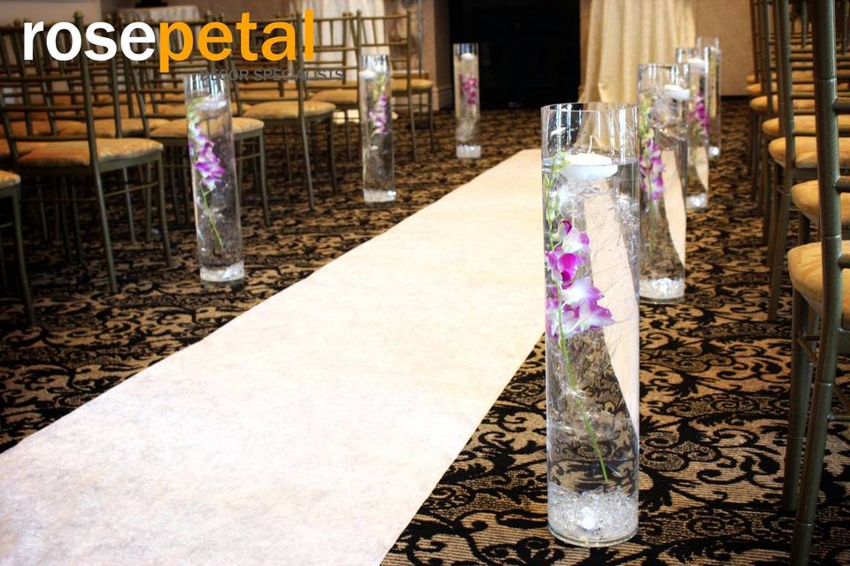 Rosepetal decor