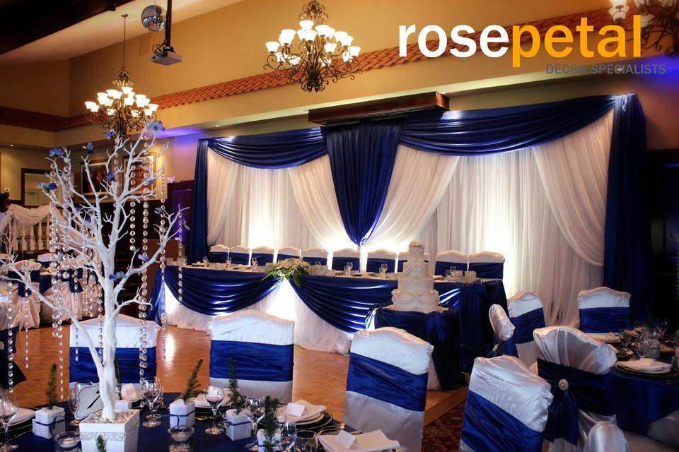 Rosepetal decor