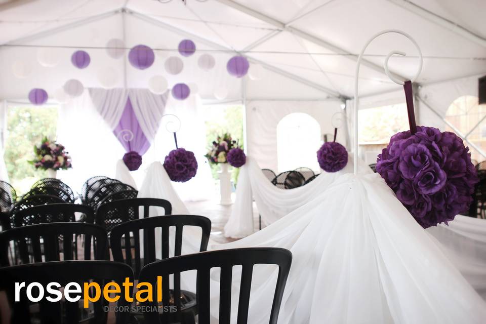 Tent Ceremony Decor