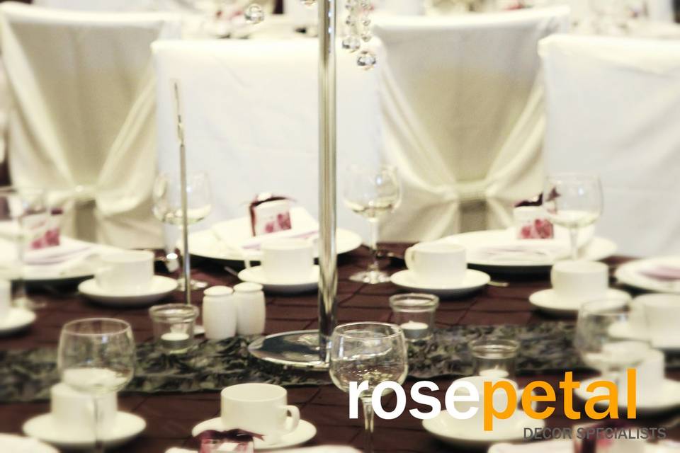 Rosepetal decor