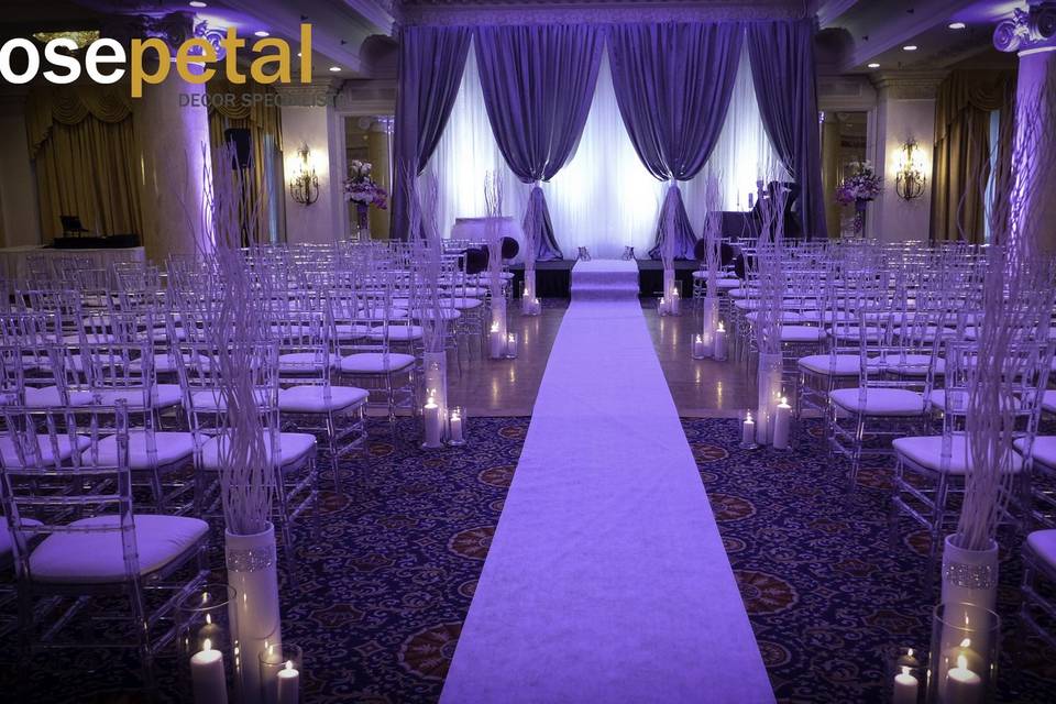 Rosepetal decor