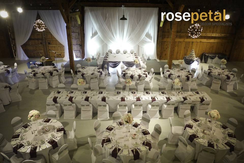 Rosepetal decor