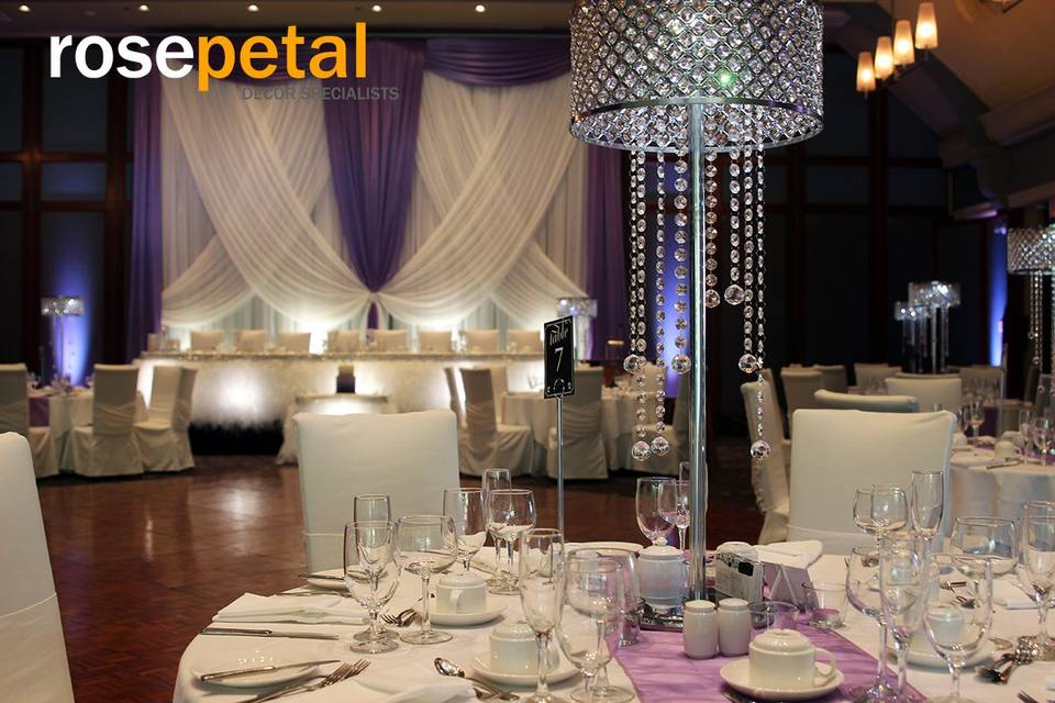 Rosepetal decor