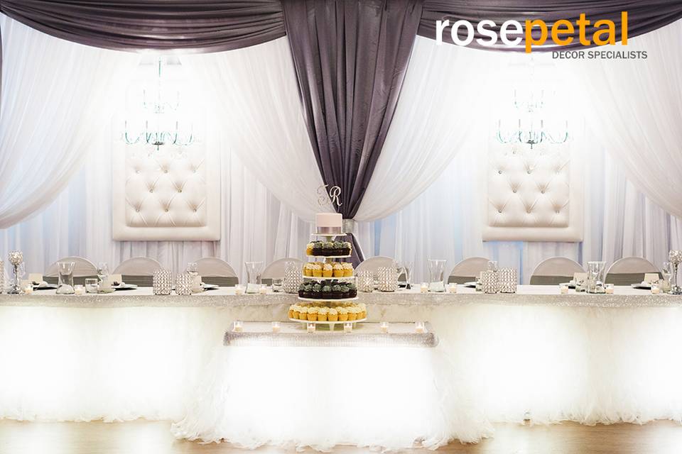 Rosepetal decor