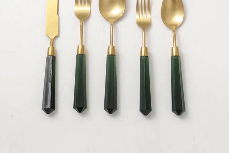 Emerald Cutlery Set