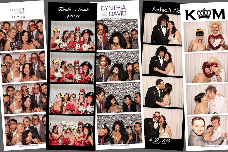 Wedding photo strips