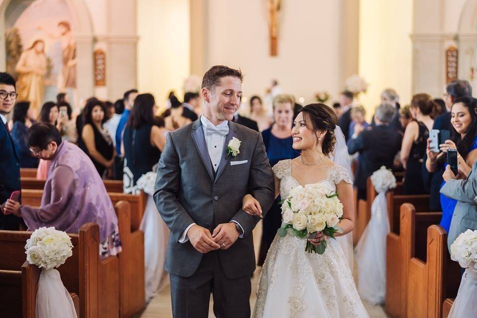 Bride and groom!