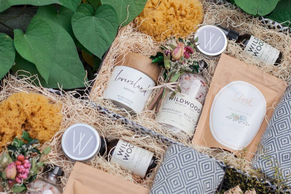 Custom spa gift boxes