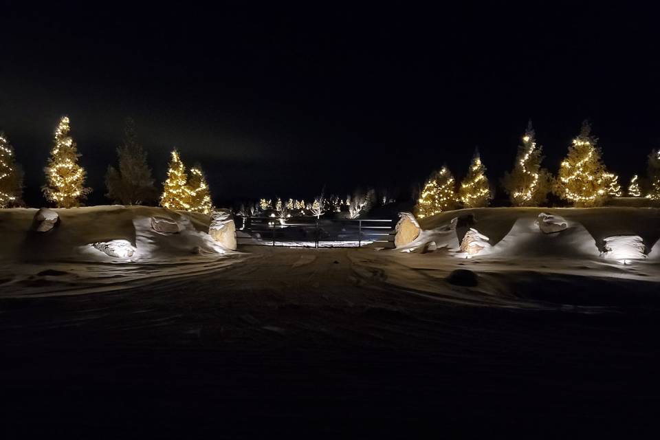 Obsidian Ridge at Night