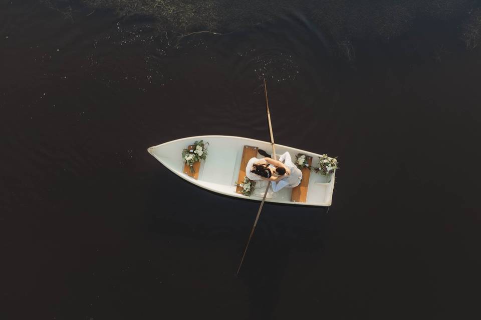 The Row Boat from Above