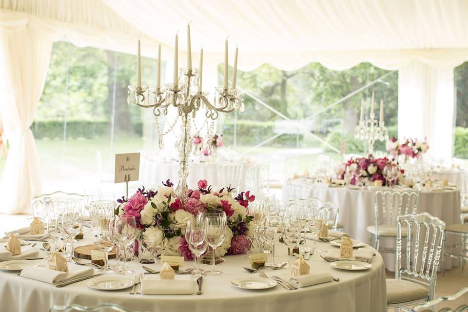 Reception Table Centrepieces