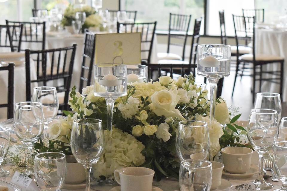 Reception Table Centrepieces