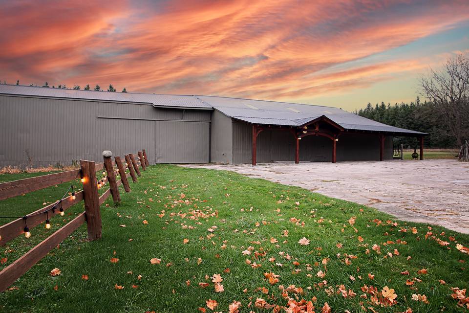 Front of the Barn - Fall