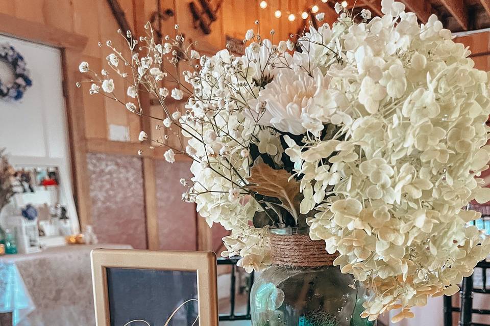 Adorable barn wedding