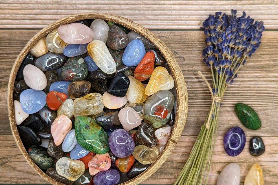 Bowl of Gemstones