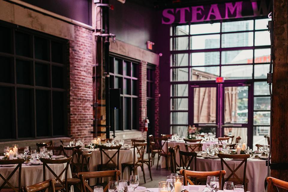 Steam Whistle Reception Decor