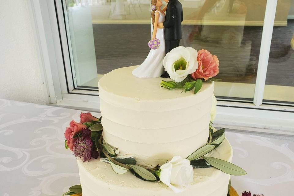 Oakville bridal shower cake