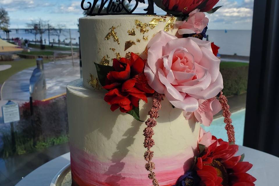 Burlington wedding cake