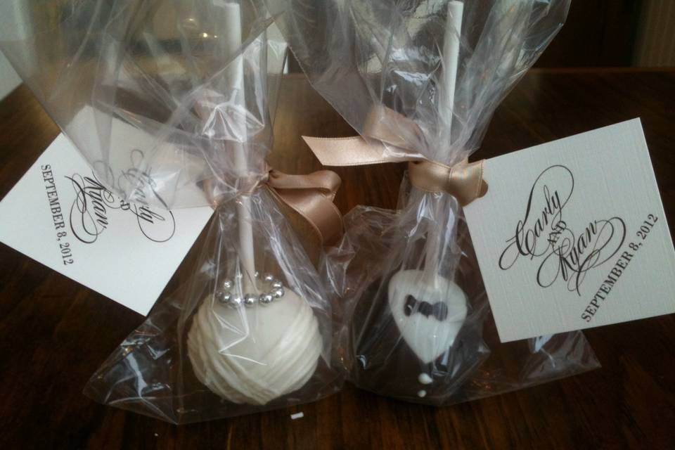 Milton wedding favours