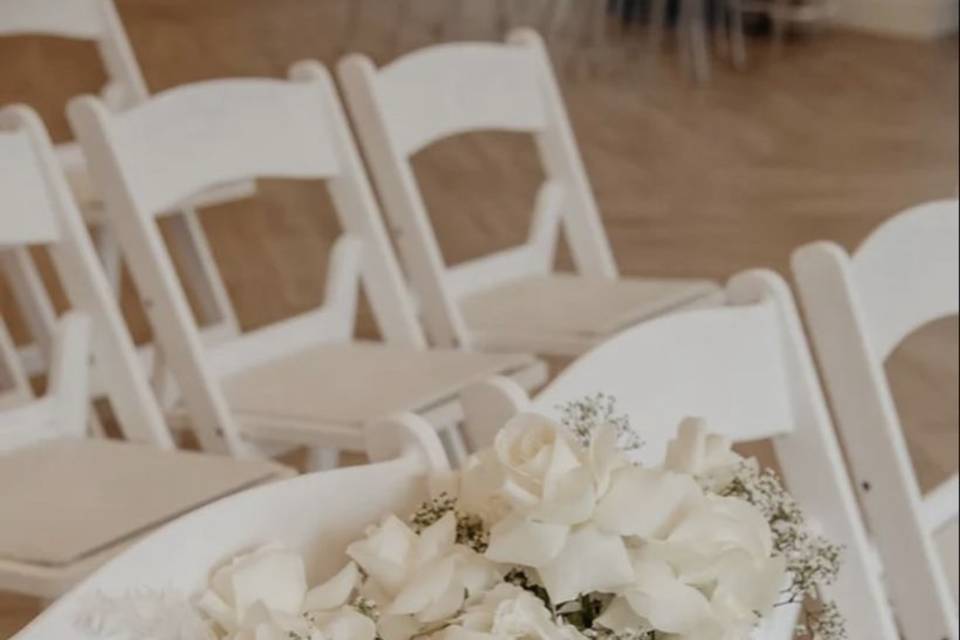 White Flower Wedding Bouquet