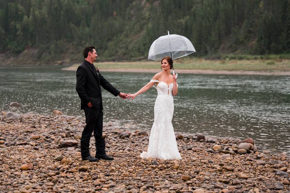 Edmonton Rainy Day Wedding