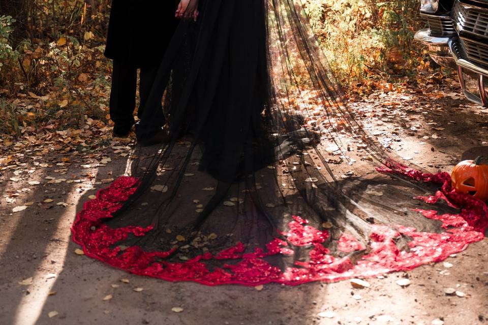 Gothic Edmonton Wedding