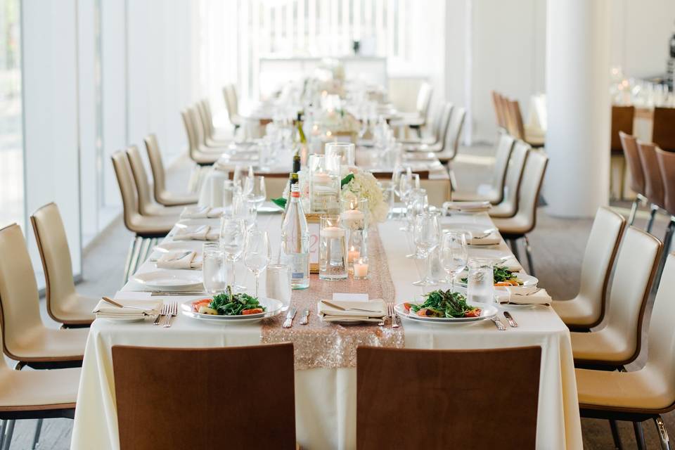 Place Setting at UBC Alumni