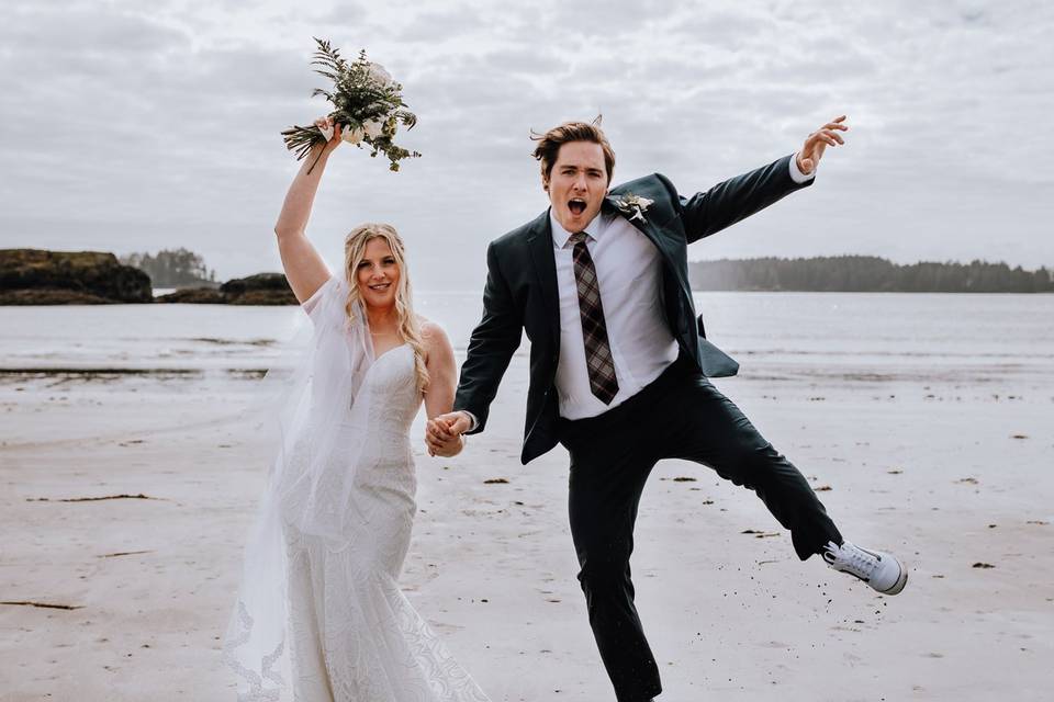 Bride and groom portraits