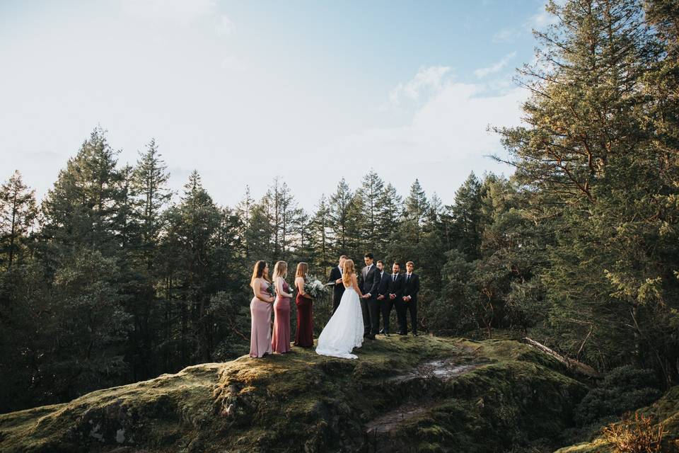 Forest New Years Elopement