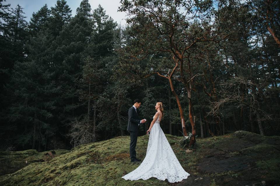 Forest New Years Elopement