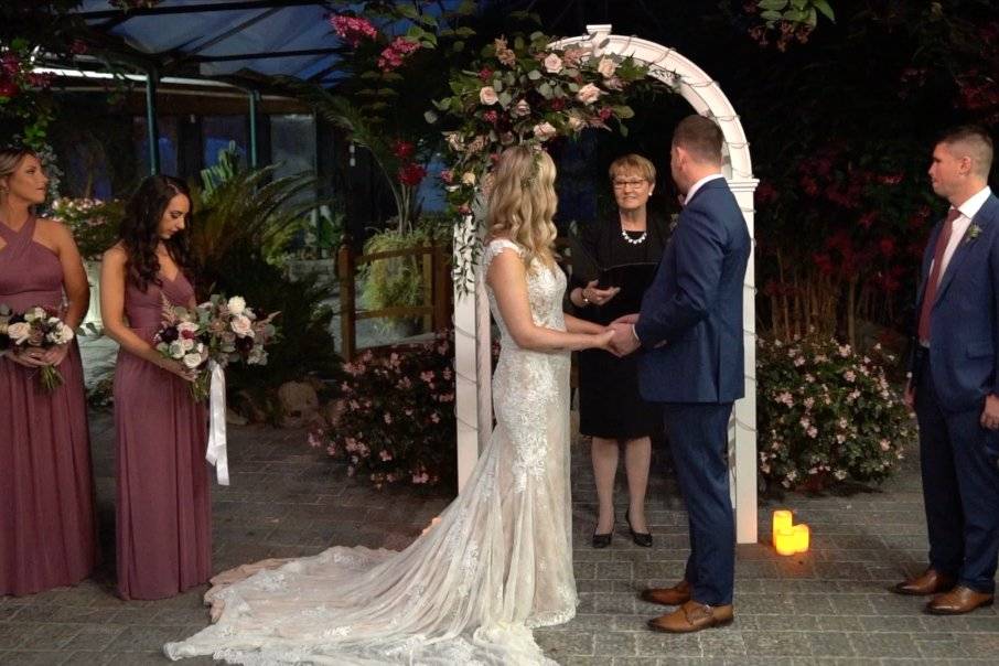 Gorgeous Greenhouse Ceremony