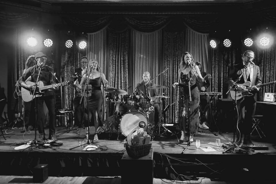 8 Piece band at Banff Springs
