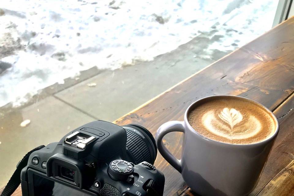 Love, coffee, and cameras