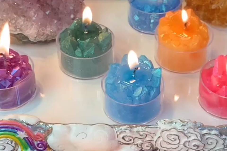 Crystal tealights