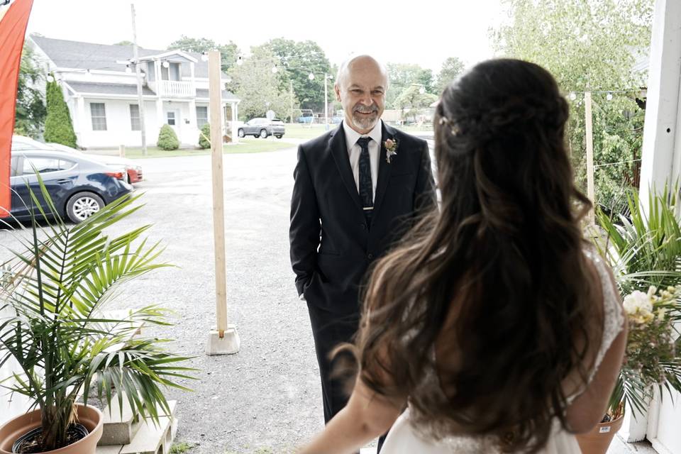 Jenn & Dad first look