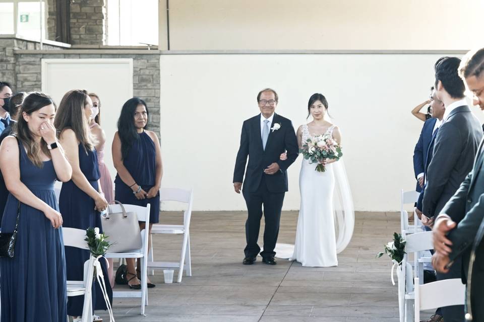 Karyn walks down the aisle!