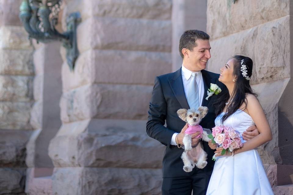 Wedding at city hall