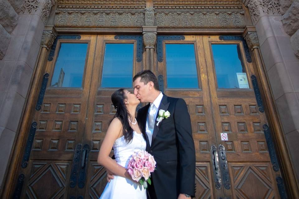 Wedding at city hall