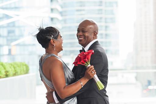Etobicoke, Ontario wedding couple