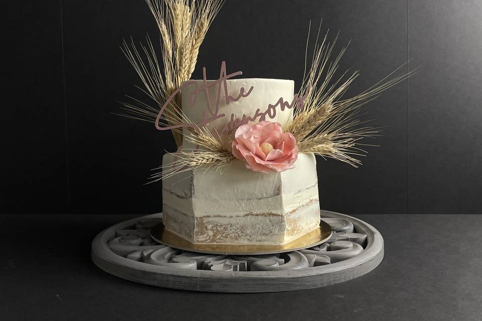 Mix of Wheat & Sugar Flowers