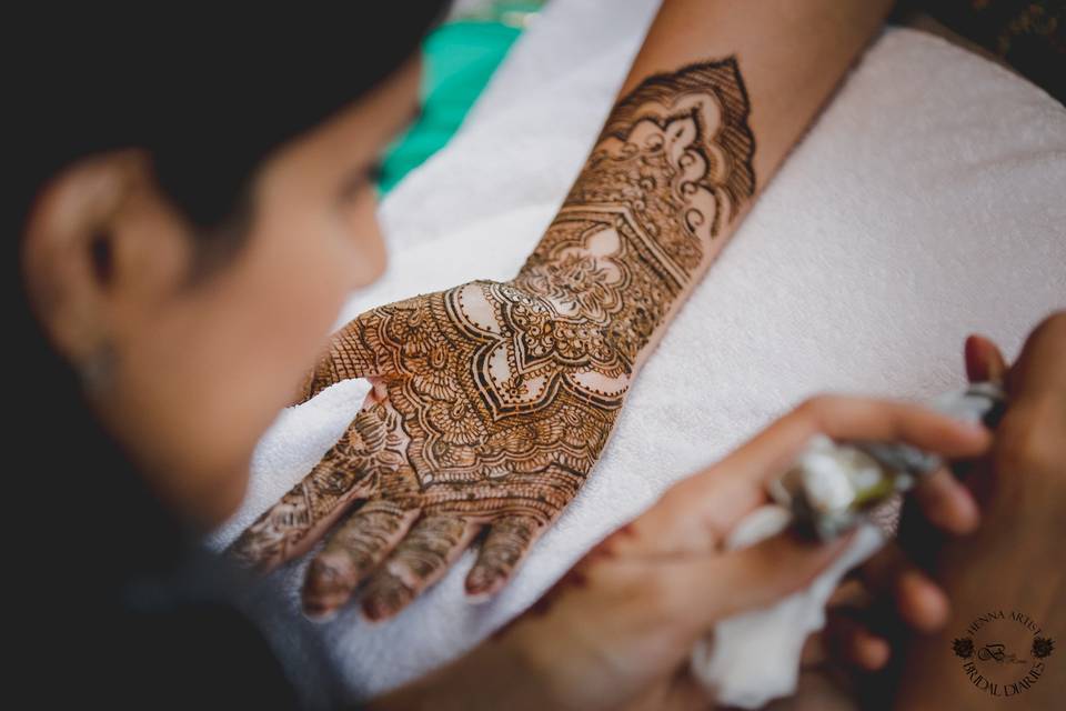 Preeti's bridal henna - 2013