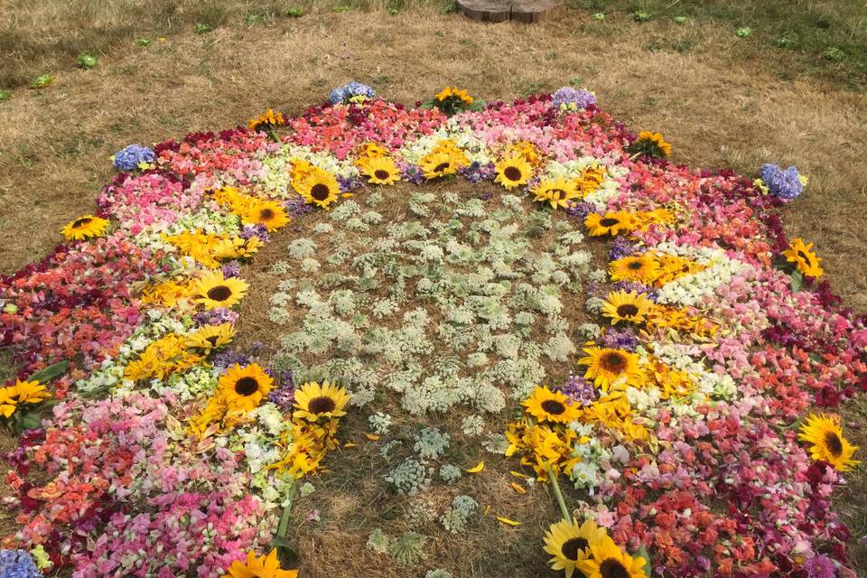 Vegetable mandala