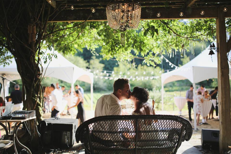 Bride and Groom Table