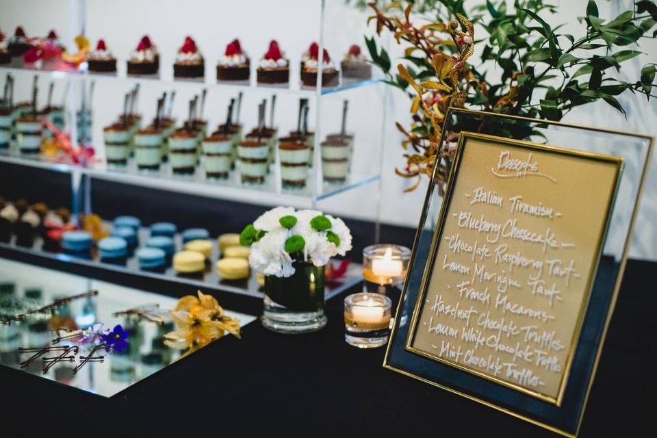 Dessert table