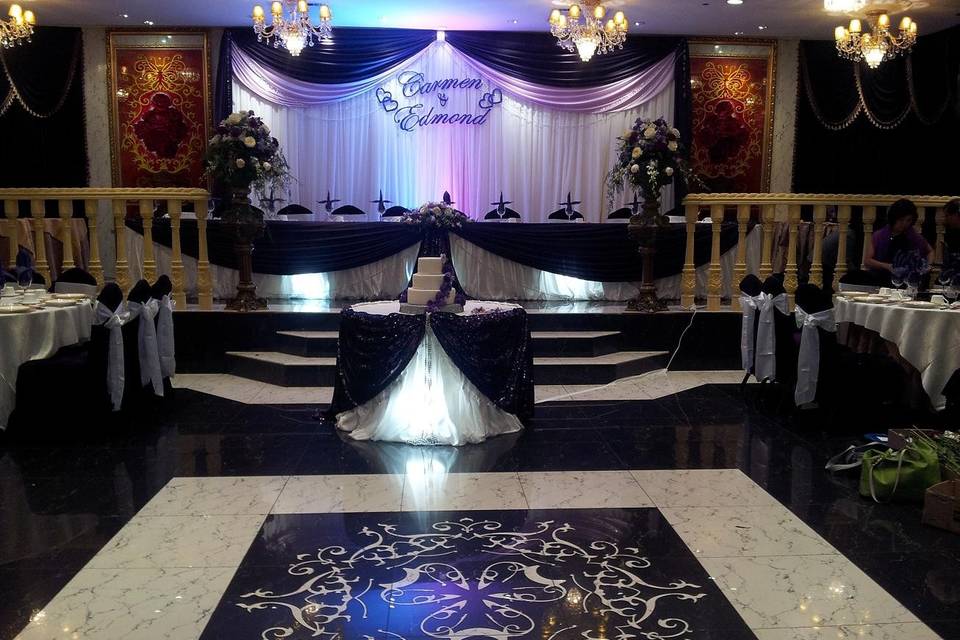 Reception setup