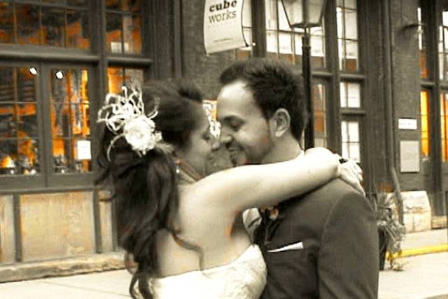 North York, Ontario wedding couple
